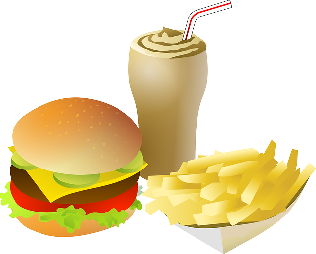 Cheeseburger Drink Fries Food Menu  - Clker-Free-Vector-Images / Pixabay